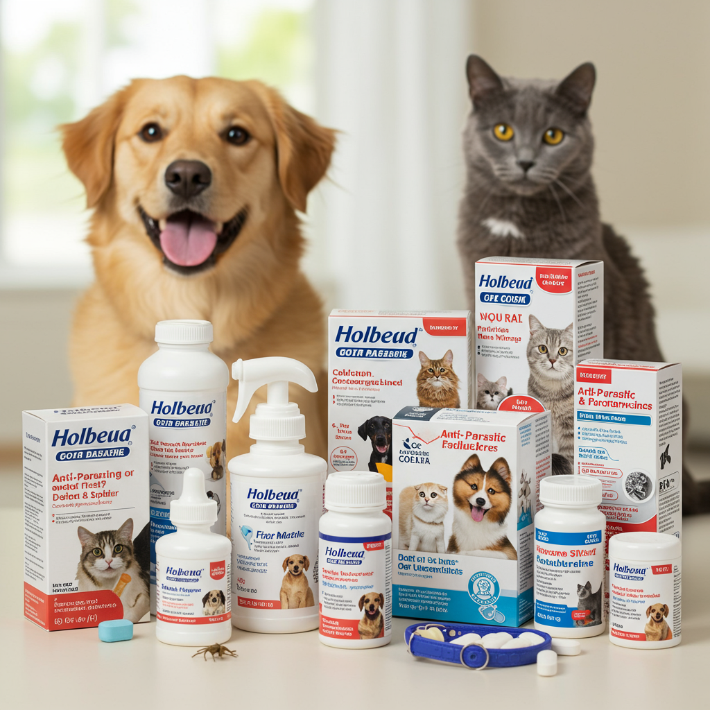 Productos antiparasitarios para perros y gatos
